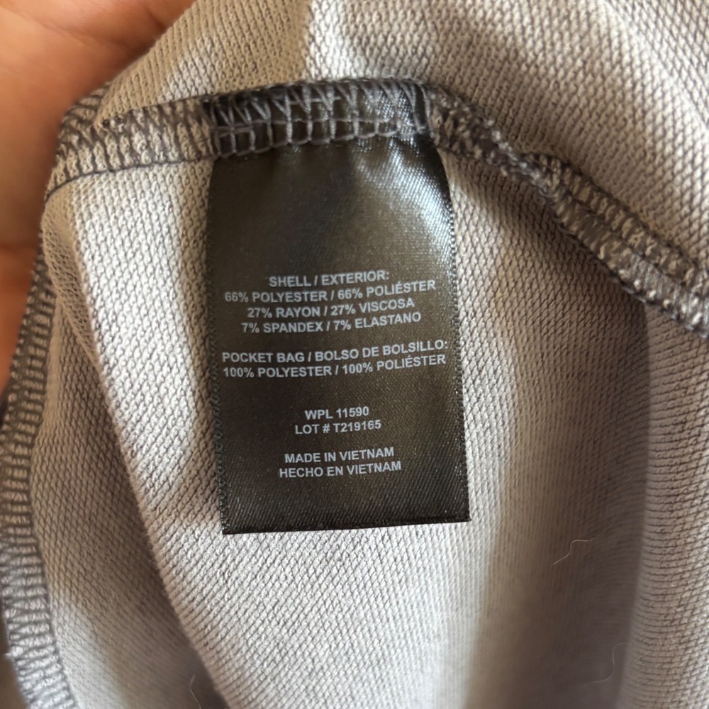 32 Degrees Cool Mens XL Full Zip Hoodie Charcoal Gray Heathered Lightweight - Picture 3 of 5